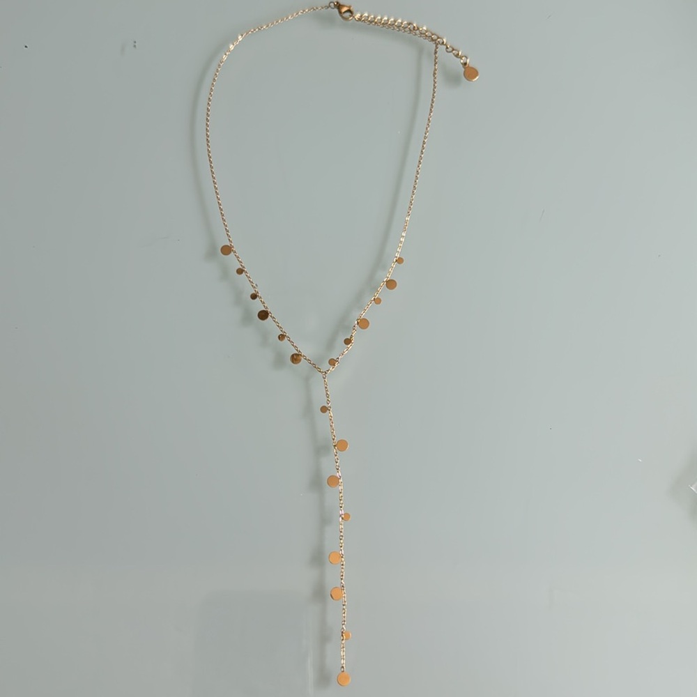 Elegant Gold Necklace A1424 - Picture 4 of 5